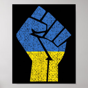 Poster Drapeau ukrainien Ukraine pour hommes femmes enfan