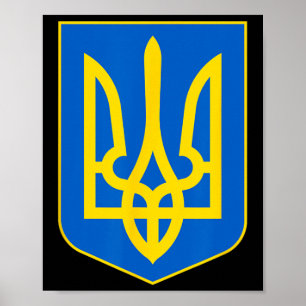Poster Drapeau ukrainien vintage drapeau Ukraine 2