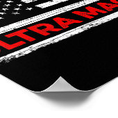 Poster Drapeau Ultra Maga United State (Coin)