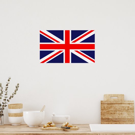 Poster Drapeau Union Jack - UK (Cuisine)