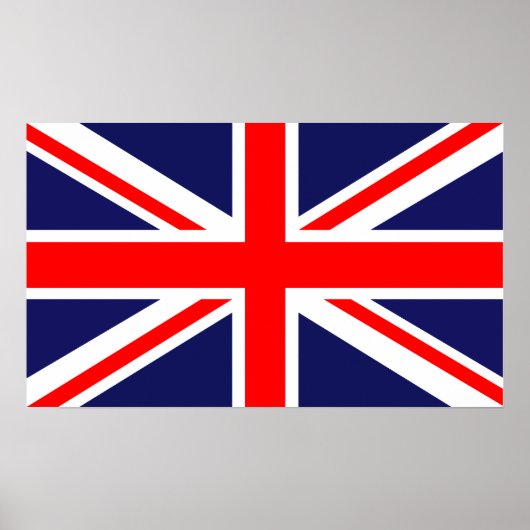 Poster Drapeau Union Jack - UK (Devant)