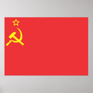 Poster Drapeau URSS