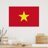 Poster Drapeau Vietnam (Cuisine)