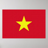 Poster Drapeau Vietnam (Devant)