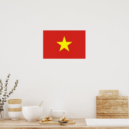 Poster Drapeau vietnamien (Cuisine)