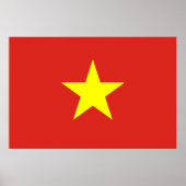 Poster Drapeau vietnamien (Vietnam) (Devant)