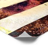 Poster Drapeau vintage (Coin)