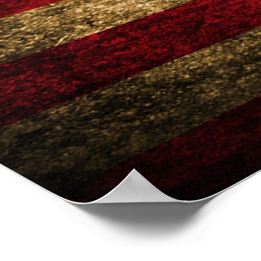 Poster Drapeau vintage (Coin)