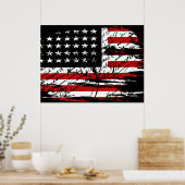 Poster Drapeau vintage (Cuisine)