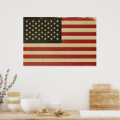 Poster Drapeau vintage (Cuisine)