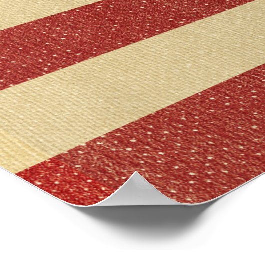 Poster Drapeau vintage (Coin)