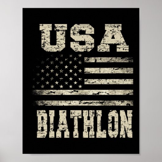 Poster Drapeau vintage des États-Unis (Devant)