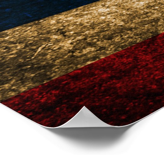 Poster Drapeau vintage d'Hawaï (Coin)