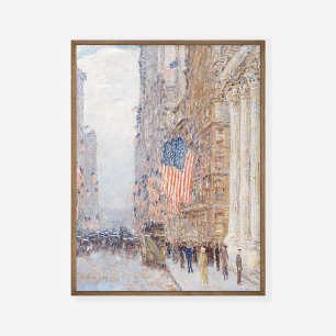 Poster Drapeaux Childe Hassam sur la peinture Waldorf
