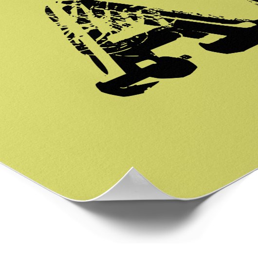 Poster Drapeaux d'Afrique 36" par 24" drapeau d'Afrique V (Coin)