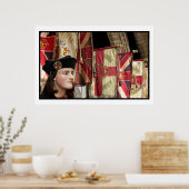 Poster Drapeaux de la cathédrale Richard III et Leicester (Cuisine)