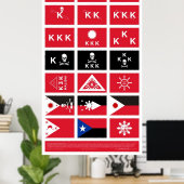 Poster Drapeaux de la révolution philippine - Géant (Bureau à domicile)