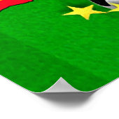 Poster Drapeaux de l'Europe 2012 Coupe de football de foo (Coin)