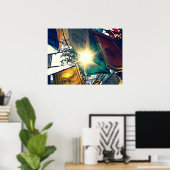 Poster drapeaux de prière (Bureau à domicile)