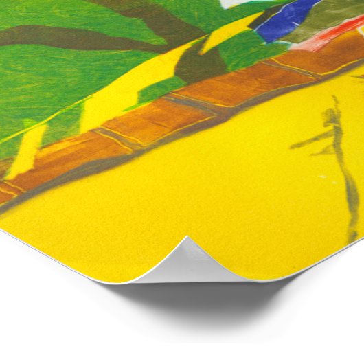 Poster Drapeaux de prière II (Coin)