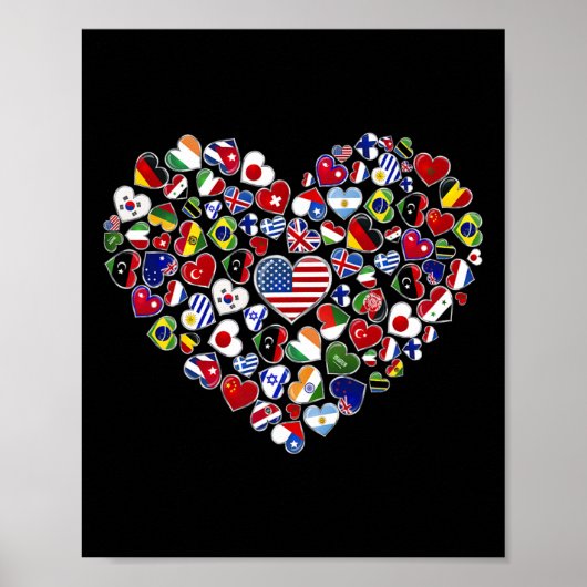 Poster Drapeaux Des Pays Du Monde (Devant)