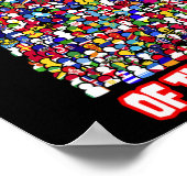 Poster Drapeaux Des Pays Du Monde International (Coin)