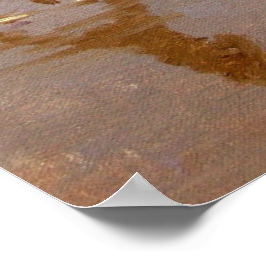 Poster Drapeaux et réflexions Montalivet (Coin)