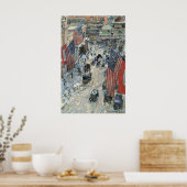 Poster Drapeaux sur la 57ème rue par Frederick Childe Has (Cuisine)