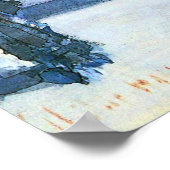 Poster Drapeaux sur la Cinquième Avenue de Childe Hassam, (Coin)