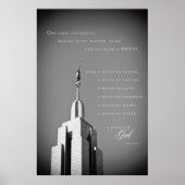Poster - Draper Utah LDS Temple 2 (Devant)