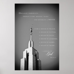 Poster - Draper Utah LDS Temple 2