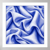 Poster Draperie de cobalt (Devant)