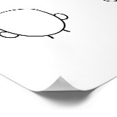 Poster Draw Your Face 50 Guests Book Wedding Fun (Coin)