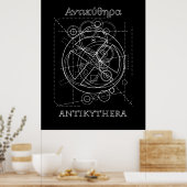 Poster Drawing d'Antikythera (Cuisine)