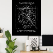 Poster Drawing d'Antikythera (Bureau à domicile)