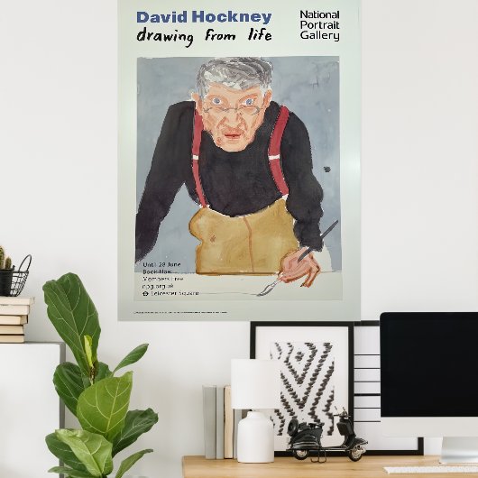 Poster Drawing from Life, 2020 (Bureau à domicile)