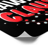 Poster Drawing Santa Claus Christmas Matching Costume  (Coin)