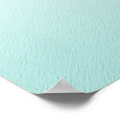 Poster Dream Aqua avec Parties scintillant en argent (Coin)