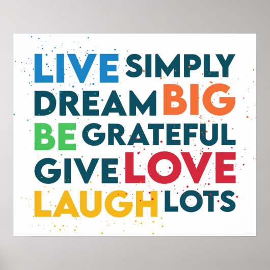 Poster Dream Big (Devant)