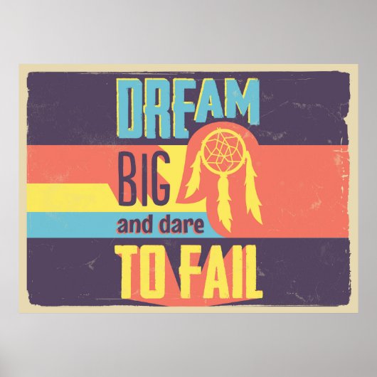 Poster Dream Big (Devant)