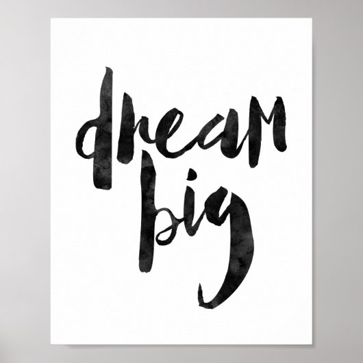 Poster Dream Big (Devant)
