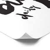 Poster Dream Big Daily - Motivational Brush Stroke Art (Coin)