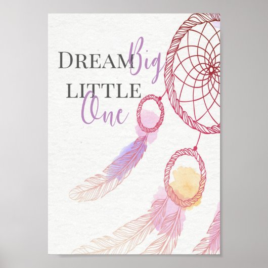 Poster "Dream Big Little One" (Devant)