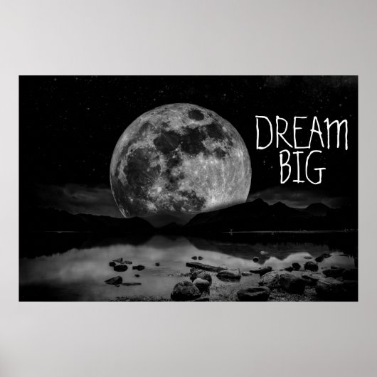 Poster Dream Big Moon (Devant)