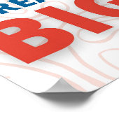 Poster Dream Big Motivational Inspiration Wall Art (Coin)