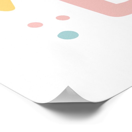 Poster Dream Big Pastel Hearts (Coin)