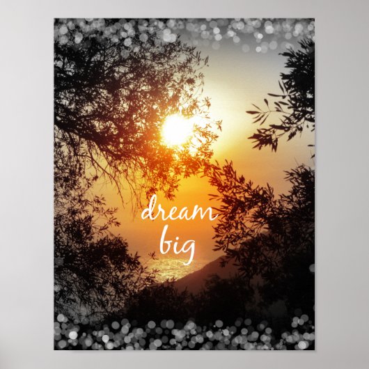 Poster Dream Big Quote (Devant)