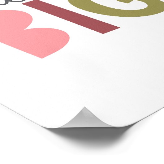 Poster Dream Big Typography (Coin)