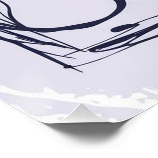 Poster Dream Big Write Plus Grande (Coin)