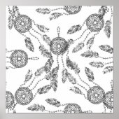 Poster Dream Catcher Design 2 (Devant)
